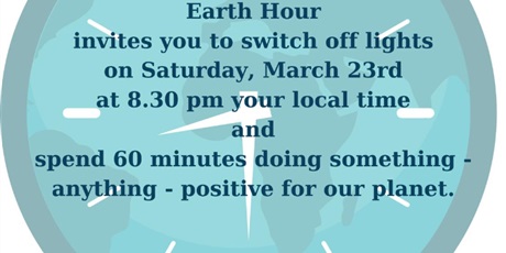 Powiększ grafikę: Plakat Earth Hour