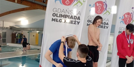 Sukcesy w Licealiadzie Gdańskiej - Pływanie drużynowe