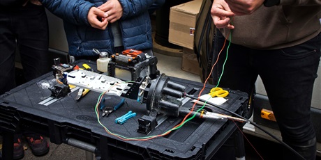 Powiększ grafikę: Netia – prezentacja techniczna – wóz serwisowy „Utrzymanie sieci”.