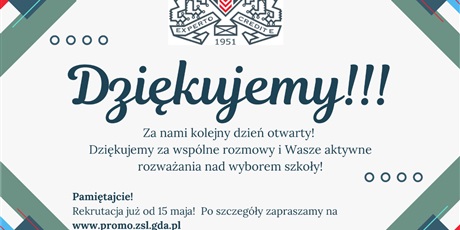 Dzień Otwarty! Podziękowanie!