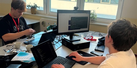 Powiększ grafikę: Drużyna podczas konkursu