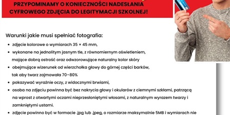 Pilna informacja dla uczniów klas pierwszych!