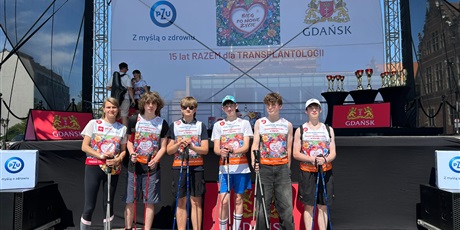 Udział uczniów ZSŁ w "Biegu po Nowe Życie!"