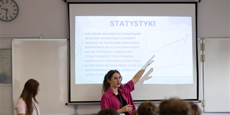 Warsztaty z profilaktyki chorób nowotworowych.