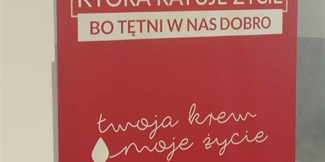 Powiększ grafikę: Plakat krwiodawstwa