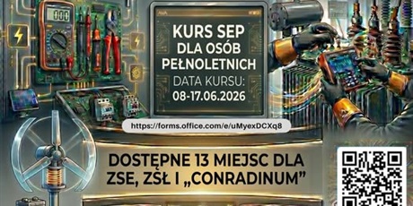 Powiększ grafikę: Kolejna rekrutacja na kurs SEP!