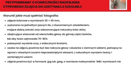 Powiększ grafikę: Pilne informacje dla uczniów przyjętych do ZSŁ.