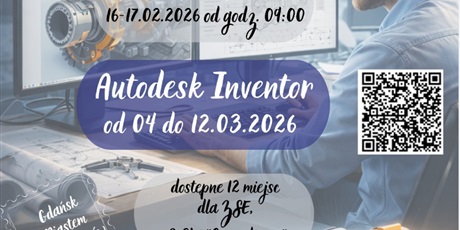 Powiększ grafikę: Rekrutacja na kurs Autodesk Inventor!