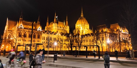 Powiększ grafikę: Uczniowie w Budapeszcie